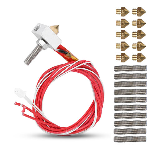 Κιτ συναρμολόγησης MK8Extruder Hotend Μεταλλική δομή Γρήγορη θέρμανση12V Θερμαντικό μπλοκ 1