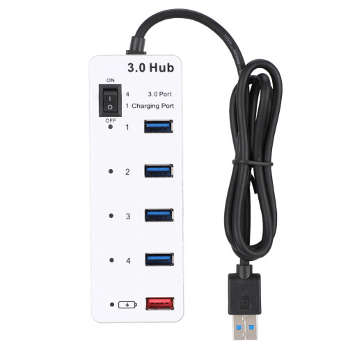 Συμπαγής και φορητός διανομέας USB, plug and play, υψηλή ταχύτητα μεταφοράς δεδομένων, 2