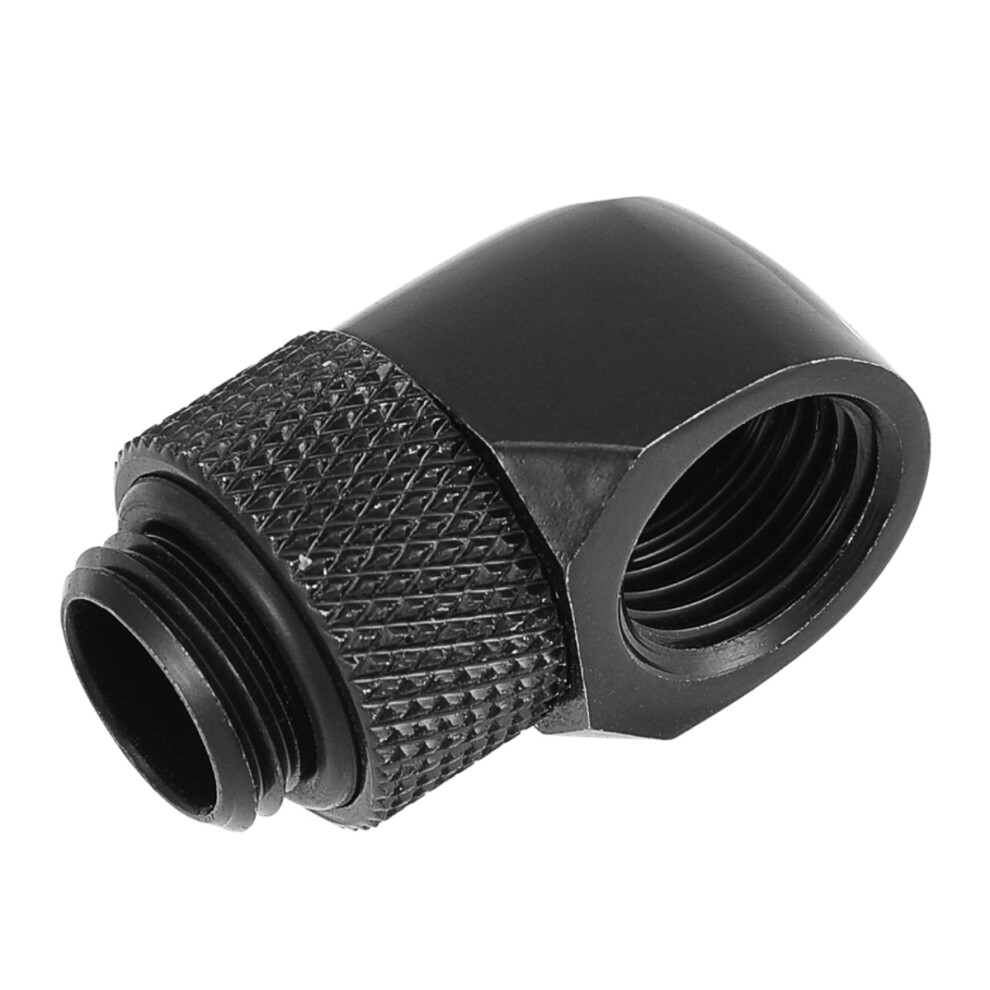 90 Degree Elbow Connector For Pc Water Cooling System, Rotary Angle Adapter With Leakproof Seal G1/4 Thread Fitting High Quality Brass Compatible With 9147006765753