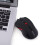Mouse da gioco wireless con 2400 DPI, mouse ottico ambidestro a 6 tasti, mouse portatile plug and play per PC, laptop e notebook con elevata 4