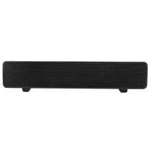 Barra de som universal com entrada de 3,5 mm, excelente tecnologia de redução de ruído e transmissão estável para desktops, notebooks e