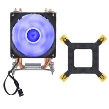CPU-luchtkoeler met hydraulisch lager, 4 heatpipes met U-vormige koperen kern voor superieure warmteoverdracht, 90 mm ventilator met hoge luchtstroom