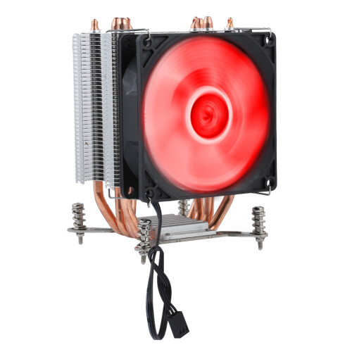Ψύκτρα CPU με χαμηλή στάθμη θορύβου, σχεδιασμός 4 χάλκινων σωλήνων θερμότητας με 1