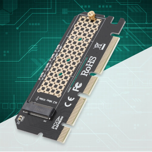 Κάρτα επέκτασης M.2NVME σε PCIe με ψύκτρα αλουμινίου που προσφέρει ανώτερη θερμική 2