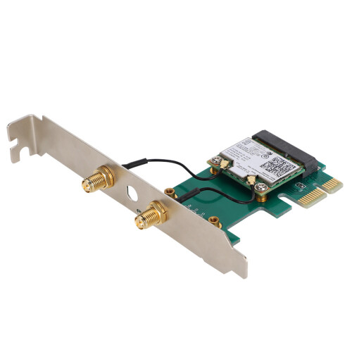 Προσαρμογέας PCIe WiFi6E εξαιρετικά χαμηλής καθυστέρησης, Bluetooth5.3OFDMA MU MIMO υψηλής 1