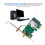 Προσαρμογέας PCIe WiFi6E εξαιρετικά χαμηλής καθυστέρησης, Bluetooth5.3OFDMA MU MIMO υψηλής 6