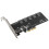 Placa de expansão SATA sem necessidade de drivers, compatível com Windows e Linux. Adaptador M.2NGFF para 5 portas SATA 3.0 com canais SATA 3