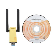Draadloze USB wifi-adapter met plug-and-play-functie, achterwaarts compatibele dual-band connectiviteit voor Windows-, Mac- en Linux-gebruikers die