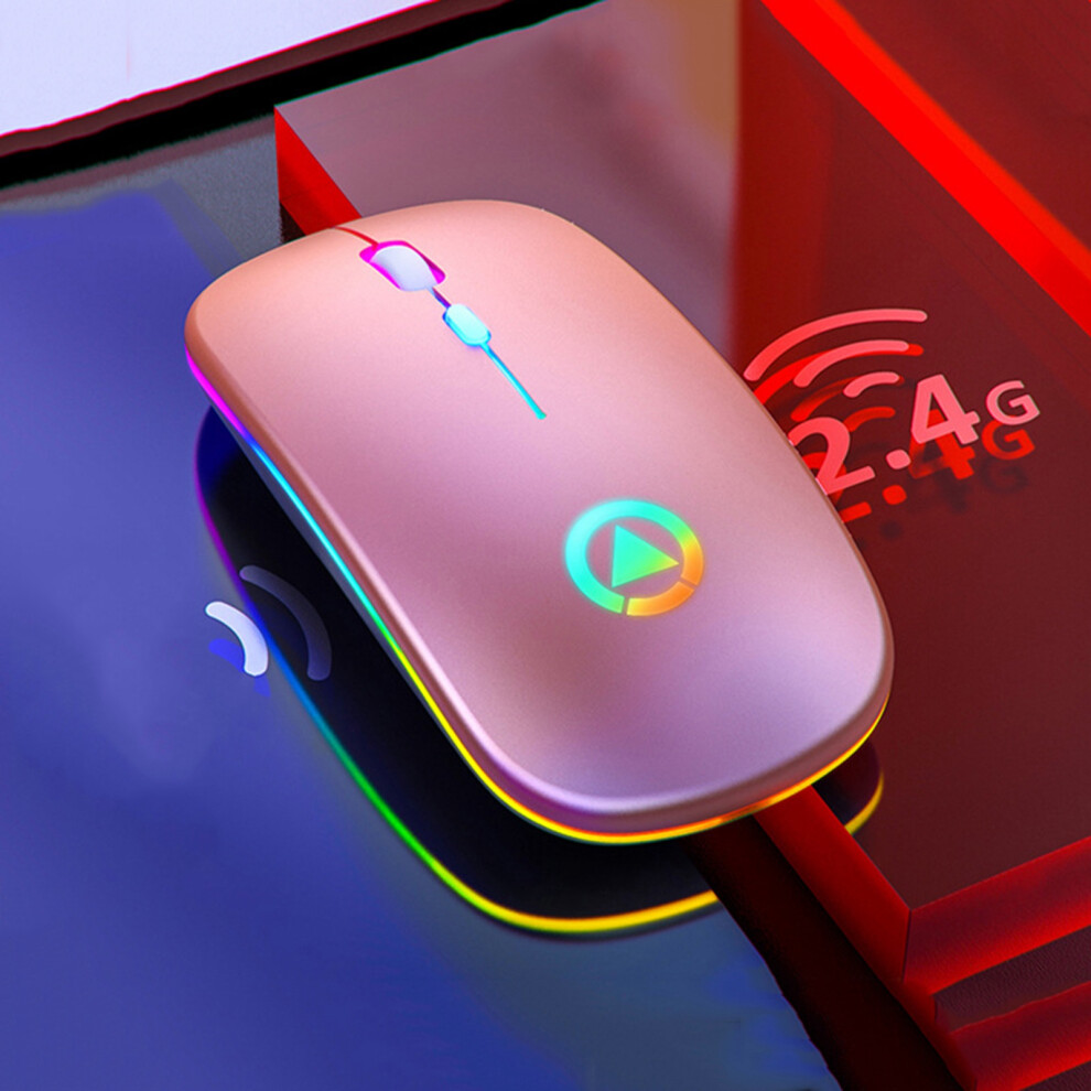 Mute Click Comfortable Hand Feeling Ergonomic Wireless Mouse Silent Office Mouse With Adjustable Dpi For Laptop Computer Work Study 9147006055373