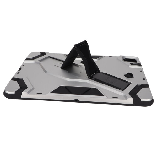 Capa protetora multifuncional para iPad Air de 11 polegadas com suporte, resistente, com janela para etiqueta de identificação e suporte preciso 1