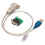 Προσαρμογέας USB σε RS232 με FTDI Chipset, υποστηρίζει XP7 8 10CE Mac Linux, προστασία ESD, μετάδοση 8