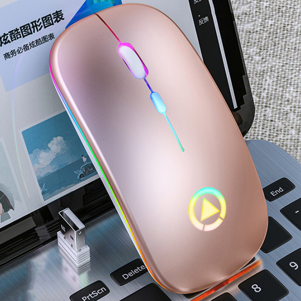 Mute Click Comfortable Hand Feeling Ergonomic Wireless Mouse Silent Office Mouse With Adjustable Dpi For Laptop Computer Work Study 9147006044247