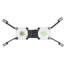 Opvouwbare laptopventilator met veilige en universele compatibiliteit, verbeterde koelprestaties en veiligheidsschakelaar, met grote luchtstroom en