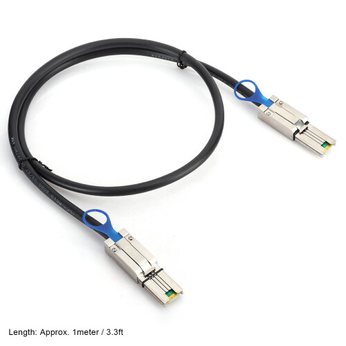 DAS Ready Sas Cable High Throughput Low Skew Wire High Speed Data Transfer Compatible With Sata 2