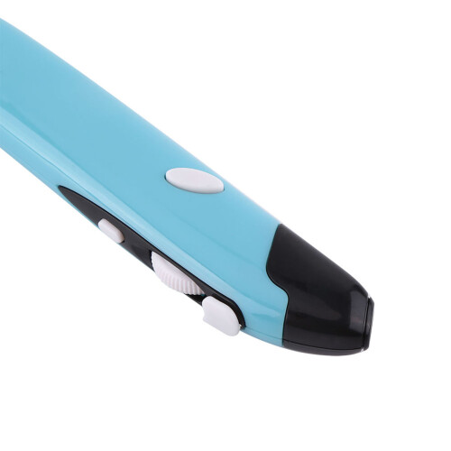 Mouse a penna wireless da 2,4 GHz per Smart TV e notebook, plug and play con interruttore on/off e design portatile, mouse ottico wireless dal design 1