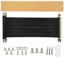 Elektromagnetisch afgeschermde, achterwaarts compatibele PCIe 4.0 riser-kabel, speciale voedingskabels, flexibele, afgeschermde plug-and-play,