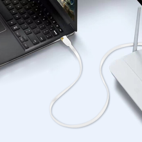 Επίπεδο καλώδιο Ethernet για μοντέρνα σπίτια, λεπτό και ευέλικτο, υποστηρίζει 1