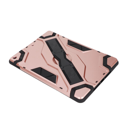 Capa protetora para iPad de 10,2 polegadas, com suporte robusto e multiângulo, resistente a impactos, ideal para trabalho e estudo. Design 1