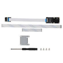 Adaptor flexibil pentru extensor de placă riser, design unghiular, conexiune port feminin, adaptor mini PCI-E, design plug and play pentru toate