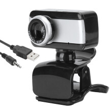 Webcam met True Color-beeld, handmatige focus en verstelbare kijkhoek, en HD-video voor laptop en desktop.