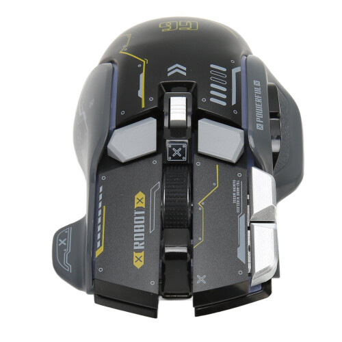 Ergonomic Gaming Mouse with RGB Lighting, Wireless USB Mouse Featuring Adjustable DPI and Silent Button Technology 1
