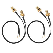 Netwerkverlengkabel U.FL naar SMA-female pigtailkabel, mini PCI-coaxkabel met laag verlies voor draadloze routers, RP-SMA-female connector,
