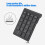 Power Saving Bluetooth Number Pad for Laptop, Wireless Numeric Keypad with Multi-Function 28-Keys and Universal Compatibility, Rechargeable 22-Key Key 3