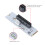 Προσαρμογέας PCI-E4X, θύρα SSD M.2Key M, κάρτα NGFF M.2 σε PCI-E X4Riser με ένδειξη LED, τροφοδοτικό SATA, 3