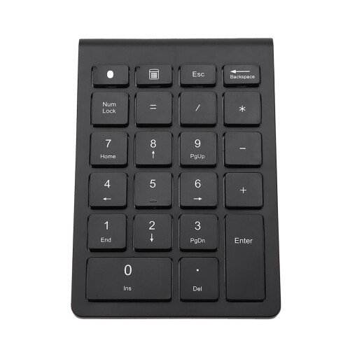 Power Saving Bluetooth Number Pad for Laptop, Wireless Numeric Keypad with Multi-Function 28-Keys and Universal Compatibility, Rechargeable 22-Key Key 1