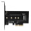 Υποστηρίζει προσαρμογέα SSD NVMe SSD, διεπαφή PCIe Plug and Play, ψύκτρα αλουμινίου, 3
