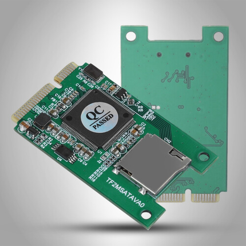 PCI-E mSATA SSD-adapter til Micro SD, konverterer Micro SD TF-kort kompatibel med Windows Linux understøtter BIOS-operativsystem let og bærbar 1