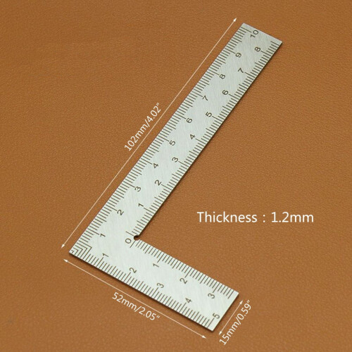 Carpenter Square Framing Square L Square Ruler Framing Ruler Carpenters Square L Ruler Right Angle Ruler Framing Tool 1