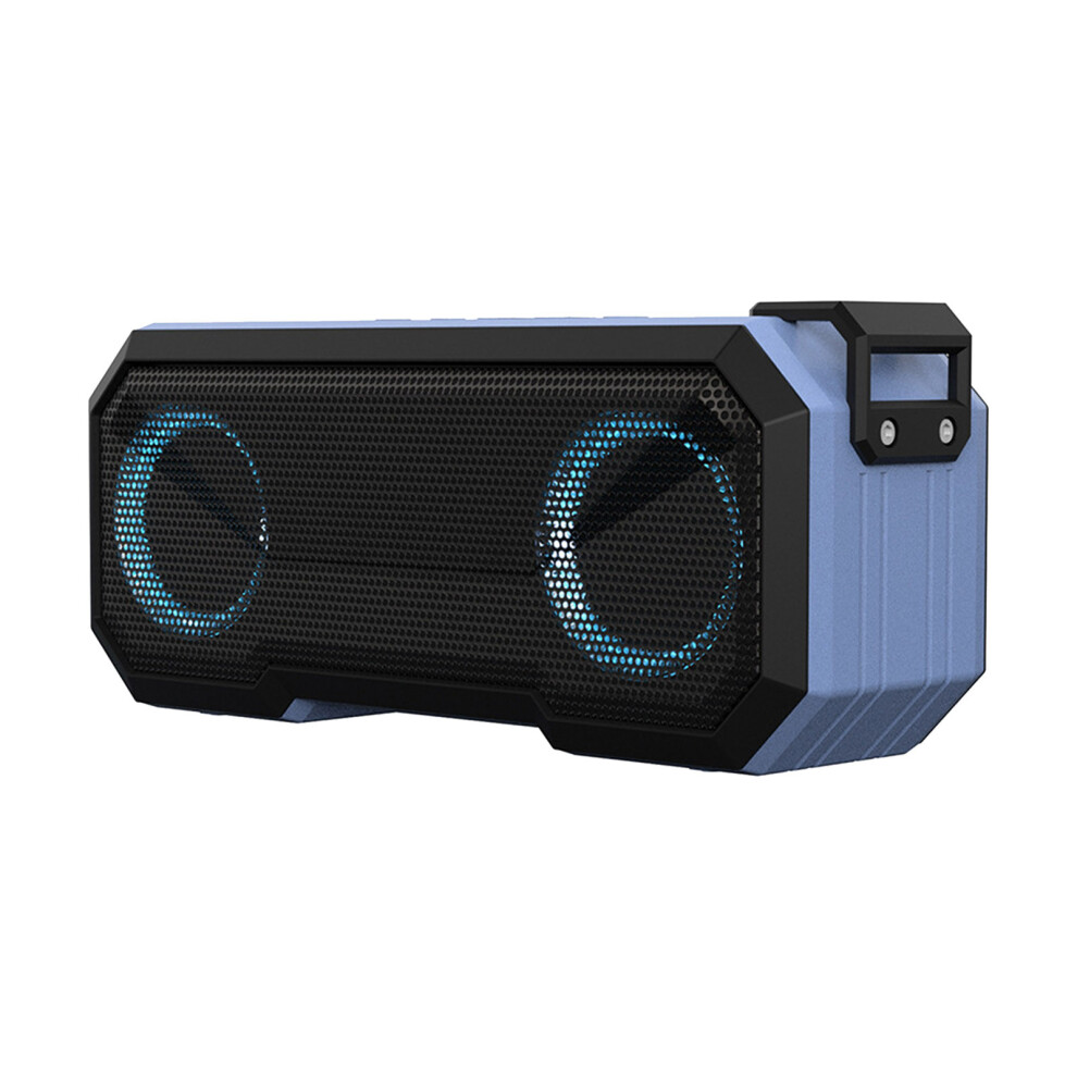 Qisiwole Outdoor Speaker 12H Play-Time, Double 8W, Ip67 Waterproof, Led Color Changing, Portable Bluetooth 5.0, Compatible With All Devices 9104538846794