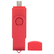 Veelzijdige opslagoplossing, micro-USB- en USB 2.0-aansluiting voor ongeëvenaard gebruiksgemak, draagbaar opslagapparaat met draaibaar ontwerp,