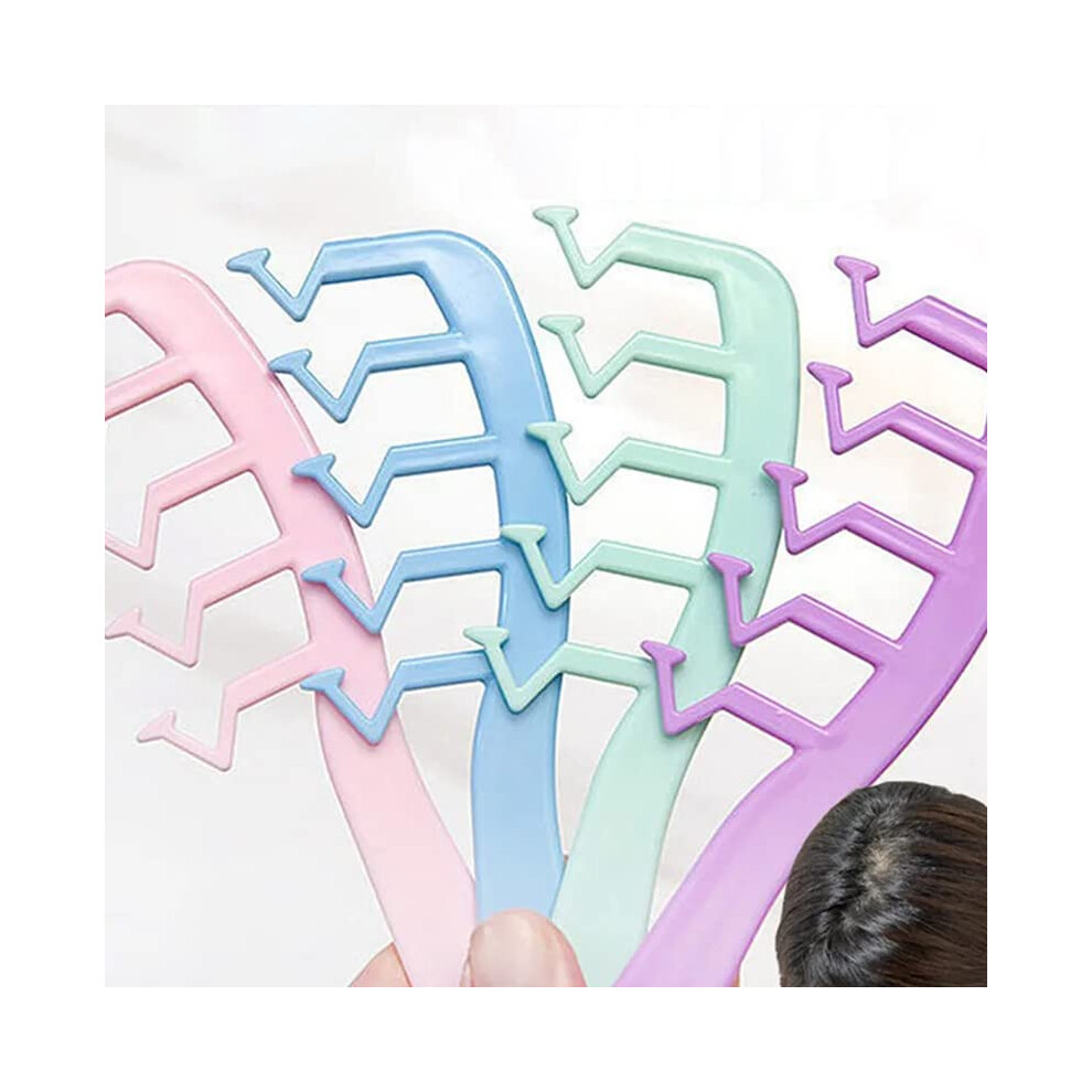 Unisex Hair Volumizing Comb With Zshaped Root Lift Design For Instant Volume And Precise Styling