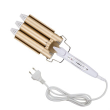 Triple Barrel Curling Iron 25mm Ceramic Hair Waver with Adjustable Temperature and Fast Heat Up