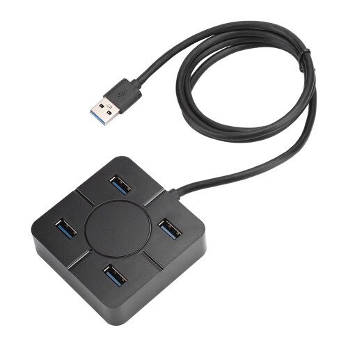 Διανομέας USB για φορητό υπολογιστή με 4 θύρες, διαχωριστής USB A, σταθμός σύνδεσης