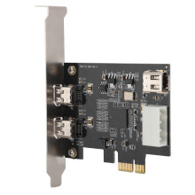 Interfață IEEE1394A, controler Firewire, placă de expansiune PCIe, porturi externe, adaptor de transfer de date, conexiune de mare viteză,