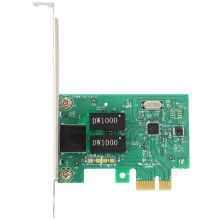 Placă de rețea Gigabit Ethernet acceptată Wake On LAN, negociere automată, mod Full Duplex, interfață PCI Express, adaptor de rețea compatibil