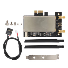 Adaptor de placă de rețea WiFi cu suport Bluetooth, interfață PCIe X1, convertor wireless M.2NGFF, imersiune de înaltă calitate, PCB stabil,