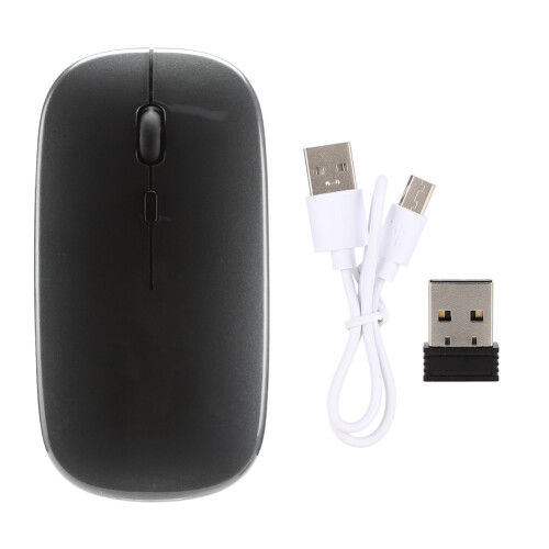 Wireless Bluetooth Mouse With Built In Lithium Ion Battery Power Saving Function Automatic Deep Sleep Mode Silent Click Design Long Standby Time For O