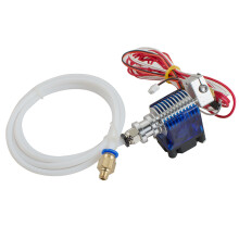 V6J hotend hlava pro 3D tiskárny Bowden, ochrana proti úniku a ucpávání, vysoká tepelná vodivost, hrdlo z nerezové oceli, vysokorychlostní