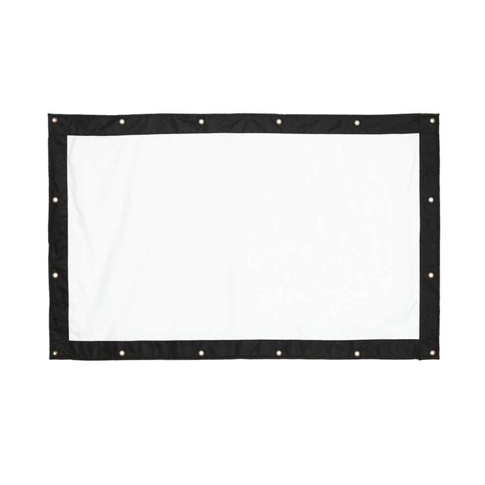 Folding Projector Screen With Flexible Viewing Angle And Spacious Enjoyable Experience Non Yellowing Durable Washable Design Easy Setup Indoor 9482828235108