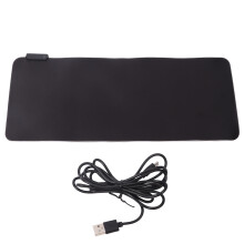 Hoogwaardige muismat met gestikt frame, RGB-verlichting, grote gamingmuismat, waterdicht, instelbare verlichtingsmodi, superieur bedieningsoppervlak,