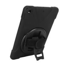 Wytrzymała osłona na tablet do modelu 9,7 cala, regulowany pasek na rękę z odporną na wstrząsy, solidną konstrukcją, obrotową podstawką