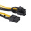 Τροφοδοτικό PCI Express 6 ακίδων σε Dual8 ακίδων, καλώδιο επέκτασης τροφοδοσίας PCIe με 2
