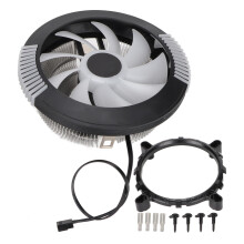 Refroidisseur de processeur à caloducs avec double ventilateur PWM, conductivité thermique élevée, performances de refroidissement optimales,