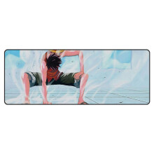 Gaming Desk Pad Anime Pattern Design Durable Design HD Printing Reinforced Stitched Edges Water Resistant Custom Design for Office Home Use 31.5x11.8
