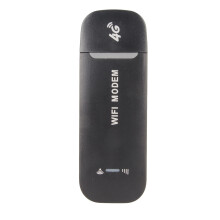 Plug-and-play 4G USB-modem, 4G-router met simkaartsleuf en mobiele hotspotfunctie, ondersteuning voor maximaal 10 gebruikers, draagbaar formaat voor