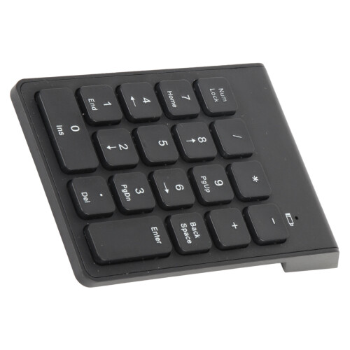 Desktop Computer Accessories Wireless Numeric Keypad With Quiet Keys 18 Keys High Accuracy Numpad Keyboard For Office Accounting Essentials Compact 2
